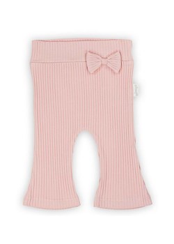Bawełniane różowe spodnie dziewczęce typu dzwony ze sklepu 5.10.15 w kategorii Spodnie i półśpiochy - zdjęcie 172346144