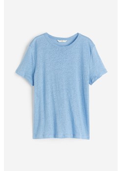 H & M - Lniany top - Niebieski ze sklepu H&M w kategorii Bluzki damskie - zdjęcie 172346384