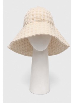 OAS kapelusz bawełniany kolor beżowy bawełniany ze sklepu ANSWEAR.com w kategorii Kapelusze męskie - zdjęcie 172347424
