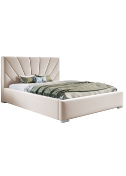 Pojedyncze łóżko tapicerowane 90x200 Rayon 2X - 36 kolorów ze sklepu Edinos.pl w kategorii Łóżka i materace - zdjęcie 172347843