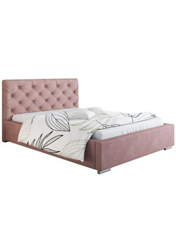 Pikowane łóżko dwuosobowe 180x200 Loran 3X - 36 kolorów ze sklepu Edinos.pl w kategorii Łóżka i materace - zdjęcie 172347851
