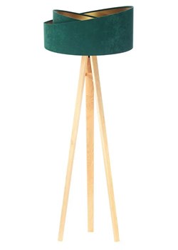 Zielono-sosnowa asymetryczna lampa podłogowa - EXX250-Volia ze sklepu Edinos.pl w kategorii Lampy podłogowe - zdjęcie 172348022