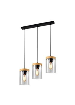 Potrójna lampa wisząca czarna - K448 K4-N37 ze sklepu Edinos.pl w kategorii Lampy wiszące - zdjęcie 172349294