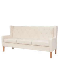 Trzyosobowa sofa Isobel 3C - kremowobiała ze sklepu Edinos.pl w kategorii Sofy i kanapy - zdjęcie 172349664