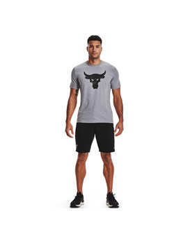 Męskie spodenki treningowe UNDER ARMOUR Project Rock Terry Shorts - czarne ze sklepu Sportstylestory.com w kategorii Spodenki męskie - zdjęcie 172351281