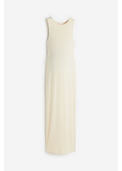 H & M - MAMA Sukienka w prążki - Beżowy ze sklepu H&M w kategorii Sukienki ciążowe - zdjęcie 172351553