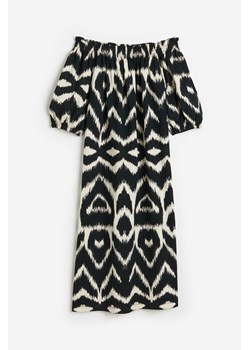 H & M - Sukienka z odkrytymi ramionami - Beżowy ze sklepu H&M w kategorii Sukienki - zdjęcie 172351600