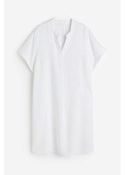 H & M - Tunika z dekoltem w serek - Biały ze sklepu H&M w kategorii Bluzki damskie - zdjęcie 172351602