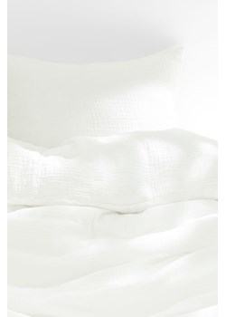 H & M - Komplet muślinowej pościeli pojedynczej - Biały ze sklepu H&M w kategorii Pościele - zdjęcie 172351610