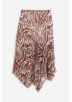 H & M - Asymetryczna spódnica z krepy - Czerwony ze sklepu H&M w kategorii Spódnice - zdjęcie 172351614