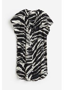 H & M - Bawełniana sukienka tunikowa - Szary ze sklepu H&M w kategorii Sukienki - zdjęcie 172351653
