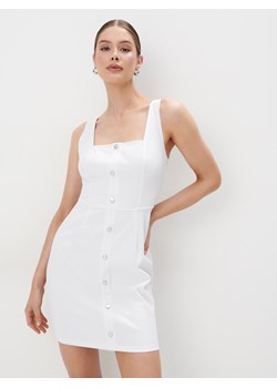 Mohito - Jeansowa sukienka mini - biały ze sklepu Mohito w kategorii Sukienki - zdjęcie 172352673