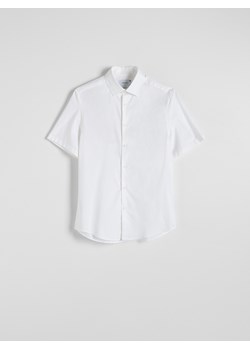 Reserved - Bawełniana koszula regular fit - biały ze sklepu Reserved w kategorii Koszule męskie - zdjęcie 172352861