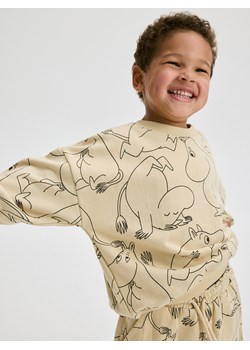 Reserved - Bluza oversize Muminki - beżowy ze sklepu Reserved w kategorii Bluzy i swetry - zdjęcie 172352982
