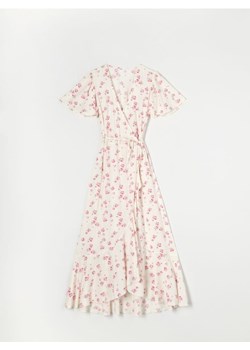 Sinsay - Sukienka midi w kwiaty - wielobarwny ze sklepu Sinsay w kategorii Sukienki - zdjęcie 172353883