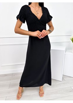 Czarna Sukienka Maxi ze sklepu ModnaKiecka.pl w kategorii Sukienki - zdjęcie 172354604