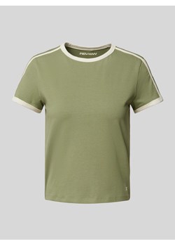 T-shirt z paskami w kontrastowym kolorze ze sklepu Peek&Cloppenburg  w kategorii Bluzki damskie - zdjęcie 172354741