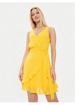 Morgan Sukienka letnia 241-ROSVAL Żółty Regular Fit ze sklepu MODIVO w kategorii Sukienki - zdjęcie 172355313