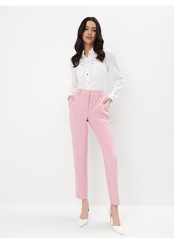 Mohito - Różowe spodnie cygaretki - pastelowy różowy ze sklepu Mohito w kategorii Spodnie damskie - zdjęcie 172355933