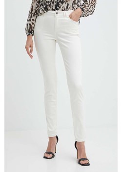 Morgan jeansy PIOUBA damskie kolor beżowy ze sklepu ANSWEAR.com w kategorii Jeansy damskie - zdjęcie 172358641
