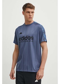 adidas t-shirt TIRO męski kolor niebieski z nadrukiem IS1540 ze sklepu ANSWEAR.com w kategorii T-shirty męskie - zdjęcie 172358740