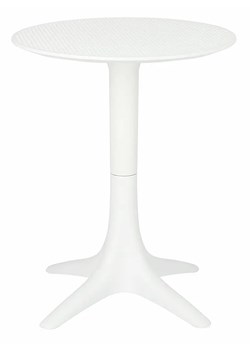 Okrągły stół biały - Kermi ze sklepu Edinos.pl w kategorii Stoły - zdjęcie 172359090