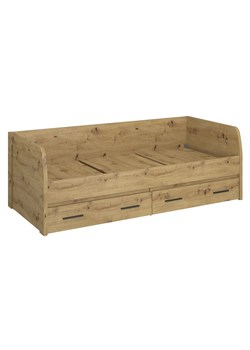Młodzieżowe łóżko z szufladami 90x200 dąb artisan - Basani 28X ze sklepu Edinos.pl w kategorii Łóżka dziecięce - zdjęcie 172359694