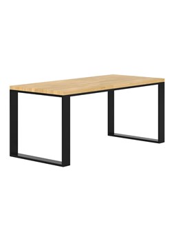 Industrialne drewniane biurko 120 x 70 - Zedo ze sklepu Edinos.pl w kategorii Biurka i sekretarzyki - zdjęcie 172359841