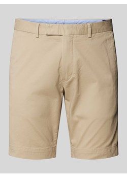 Szorty o kroju slim stretch fit w jednolitym kolorze ze sklepu Peek&Cloppenburg  w kategorii Spodenki męskie - zdjęcie 172361103