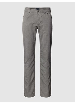Spodnie materiałowe o kroju regular fit z 5 kieszeniami ze sklepu Peek&Cloppenburg  w kategorii Spodnie męskie - zdjęcie 172361220