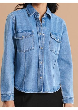 Sinsay - Koszula jeansowa - niebieski ze sklepu Sinsay w kategorii Koszule damskie - zdjęcie 172363284