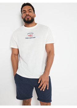 Sinsay - Koszulka z nadrukiem - kremowy ze sklepu Sinsay w kategorii T-shirty męskie - zdjęcie 172363321