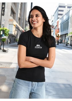 Sinsay - Koszulka z nadrukiem - czarny ze sklepu Sinsay w kategorii Bluzki damskie - zdjęcie 172363421