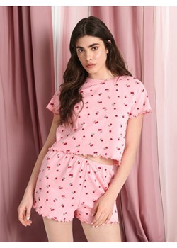 Sinsay - Piżama dwuczęściowa - różowy ze sklepu Sinsay w kategorii Piżamy damskie - zdjęcie 172363433