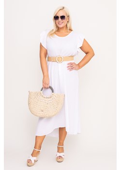 Biała Sukienka SINZI ze sklepu TONO w kategorii Sukienki - zdjęcie 172365953