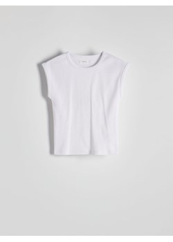 Reserved - T-shirt kimono - biały ze sklepu Reserved w kategorii Bluzki damskie - zdjęcie 172366011
