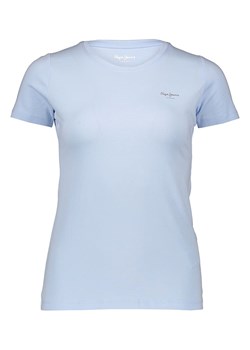 Pepe Jeans Koszulka w kolorze błękitnym ze sklepu Limango Polska w kategorii Bluzki damskie - zdjęcie 172367364