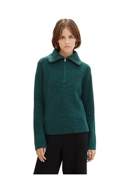 Tom Tailor Sweter w kolorze zielonym ze sklepu Limango Polska w kategorii Swetry damskie - zdjęcie 172367540