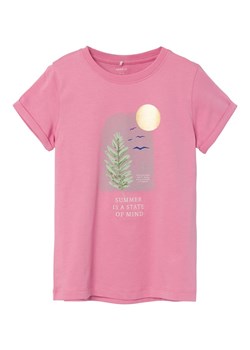 name it Koszulka &quot;Faberte&quot; w kolorze różowym ze sklepu Limango Polska w kategorii Bluzki dziewczęce - zdjęcie 172367762