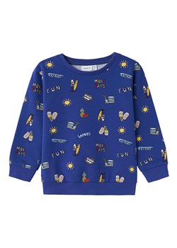 name it Bluza &quot;Frej&quot; w kolorze niebieskim ze wzorem ze sklepu Limango Polska w kategorii Bluzy chłopięce - zdjęcie 172370152