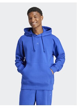 adidas Bluza ALL SZN IX3950 Niebieski Loose Fit ze sklepu MODIVO w kategorii Bluzy męskie - zdjęcie 172370513