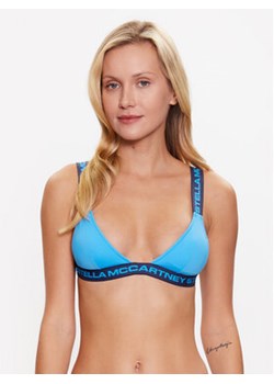 Stella McCartney Góra od bikini Logo Classic S7BY81890.45612 Błękitny ze sklepu MODIVO w kategorii Stroje kąpielowe - zdjęcie 172370523