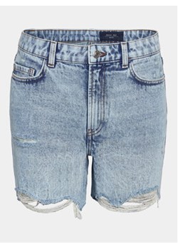 Noisy May Szorty jeansowe Lou 27029402 Niebieski Straight Fit ze sklepu MODIVO w kategorii Szorty - zdjęcie 172370572