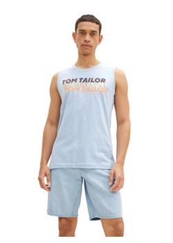 Tom Tailor Tank top 1036574 Błękitny Regular Fit ze sklepu MODIVO w kategorii T-shirty męskie - zdjęcie 172370654