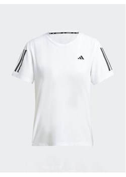 adidas Koszulka techniczna Own The Run IK7442 Biały Regular Fit ze sklepu MODIVO w kategorii Bluzki damskie - zdjęcie 172370680