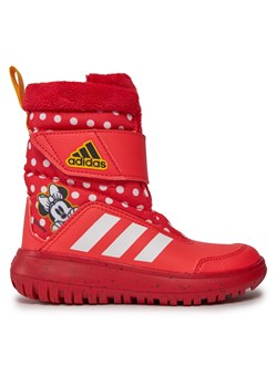 Śniegowce adidas Winterplay x Disney Shoes Kids IG7188 Czerwony ze sklepu eobuwie.pl w kategorii Buty zimowe dziecięce - zdjęcie 172370894