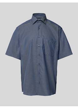 Koszula biznesowa o kroju comfort fit ze wzorem na całej powierzchni ze sklepu Peek&Cloppenburg  w kategorii Koszule męskie - zdjęcie 172372322