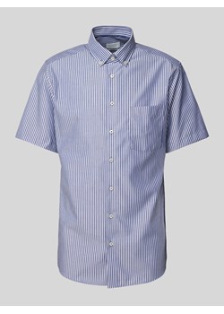 Koszula biznesowa o kroju modern fit w paski ze sklepu Peek&Cloppenburg  w kategorii Koszule męskie - zdjęcie 172372344