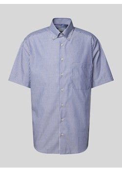 Koszula biznesowa o kroju comfort fit z rękawem o dł. 1/2 ze sklepu Peek&Cloppenburg  w kategorii Koszule męskie - zdjęcie 172372394