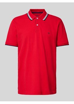 Koszulka polo o kroju regular fit z paskami w kontrastowym kolorze ze sklepu Peek&Cloppenburg  w kategorii T-shirty męskie - zdjęcie 172372440